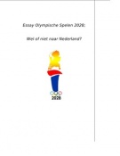 Olympisch Spelen 2028; wel of niet naar Nederland?
