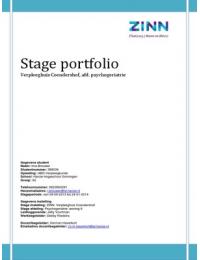 Stage portfolio jaar 2 