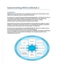 Organisatie&management samenvatting h2