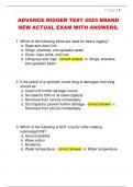 ADVANCE RIGGER TEST 2025 BRAND  NEW ACTUAL EXAM WITH ANSWERS&period;