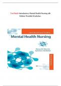 Test Bank-Introductory Mental Health Nursing 4th Edition Womble Kincheloe &period;