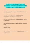 TERM 2 TEST 1 EXAM&colon; NUR 160 HONDROS COLLEGE&comma; 2025&sol;2026 WITH CORRECT&sol;ACCURATE ANSWERS