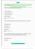NC Adjuster Exam Questions and Correct Answers&sol;  Latest Update &sol; Already Graded