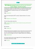 NC Adjuster prep Questions and Correct Answers&sol;  Latest Update &sol; Already Graded 
