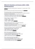 WGU C213 Questions and Answers