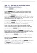 WGU C213 Questions and Answers