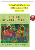 Test Bank for Child Development 10th Edition by Laura E&period; Berk All Chapters 1-15 fully covered&comma; 9780134412375