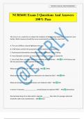 NURS601 Exam 2 Questions And Answers 100&percnt; Pass