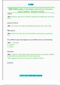 EDF 6225 exam 1 Questions and Correct Answers&sol;  Latest Update &sol; Already Graded 