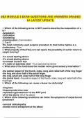 DEX MODULE 3 EXAM QUESTIONS AND ANSWERS GRADED A&plus; LATEST UPDATE&period;