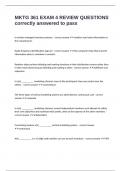 MKTG 361 EXAM 4 REVIEW QUESTIONS correctly answered to pass