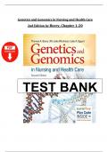 Genetics and Genomics in Nursing and Health Care 2nd Edition - Beery Test Bank