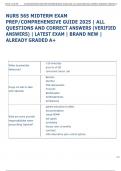 NURS 565 MIDTERM EXAM  PREP&sol;COMPREHENSIVE GUIDE 2025 &vert; ALL  QUESTIONS AND CORRECT ANSWERS &lpar;VERIFIED  ANSWERS&rpar; &vert; LATEST EXAM &vert; BRAND NEW &vert;  ALREADY GRADED A&plus; 