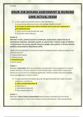 GNUR 238 WOUND ASSESSMENT & NURSING CARE ACTUAL EXAM 2025