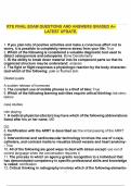 RTE FINAL EXAM QUESTIONS AND ANSWERS GRADED A&plus; LATEST UPDATE&period;