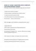BUAD 331 EXAM 4 QUESTIONS WITH COMPLETE SOLUTIONS&sol;NEWEST UPDATE