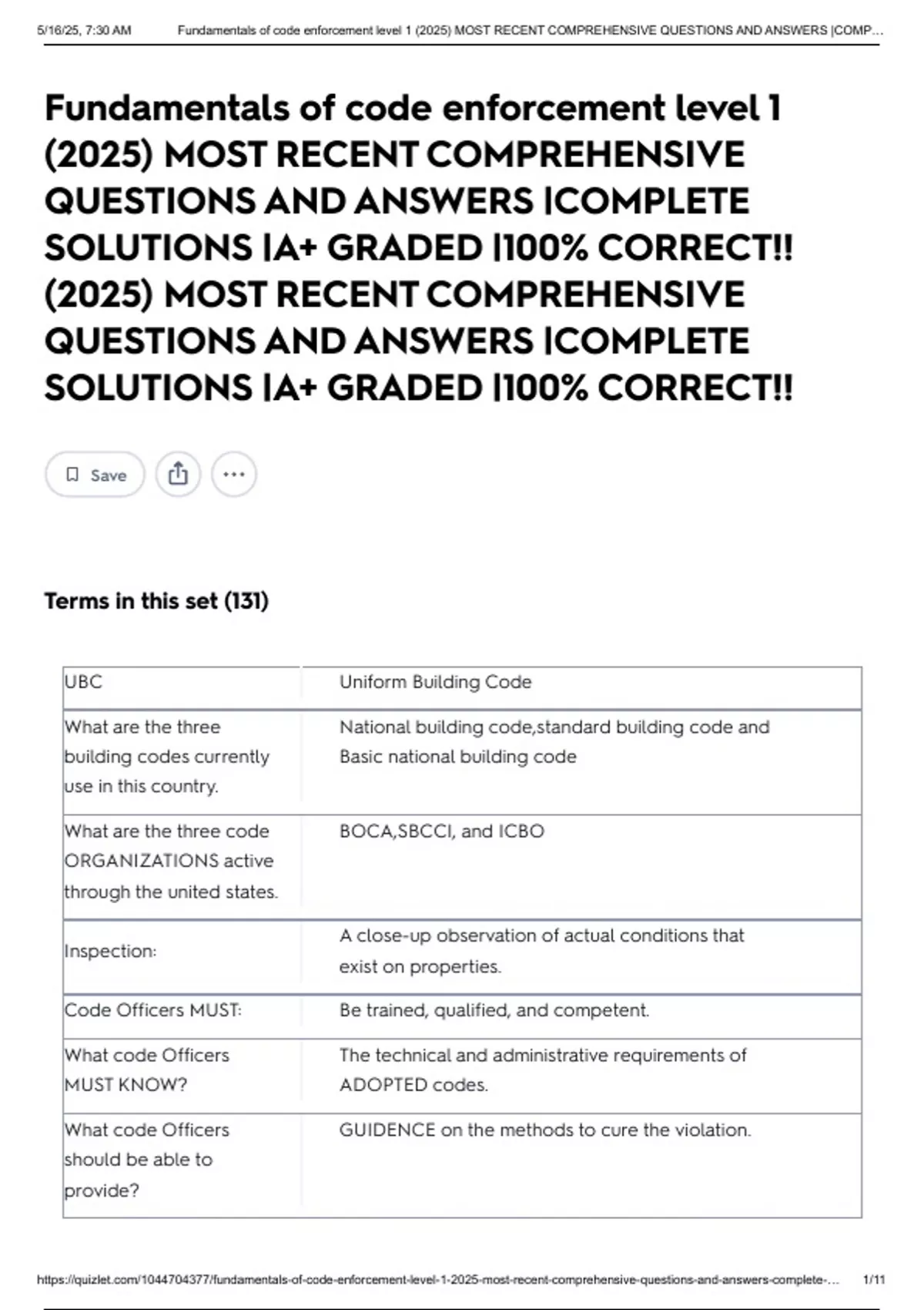 1 8 of a 100 - design talk Images High Quality Grahic Fundamentals of code enforcement level 1 (2025) MOST RECENT ...