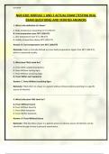 NGR 6301 MODULE 1 AND 2 ACTUAL EXAM &lpar;TESTING REAL EXAM QUESTIONS&rpar; AND VERIFIED ANSWERS