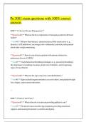 Pn 3001 exam questions with 100&percnt; correct answers