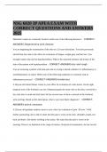 NSG 6020 3P APEA EXAM WITH CORRECT QUESTIONS AND ANSWERS 2025