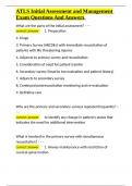 ATLS Initial Assessment and Management Exam Questions And Answers&period;docx