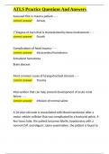 ATLS Practice Questions And Answers&period;docx