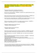 2025 MAP KNOWLEDGE TEST&period; COMPLETE QUESTIONS AND ANSWERS ALREADY GRADED A&plus;&period; LATEST REAL EXAM UPDATE&period; 