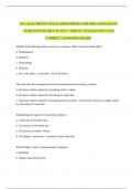 NCC ELECTRONIC FETAL MONITORING CERTIFICATION EXAM VERSION B 2025 BRAND NEW VERSION 470 QUESTIONS AND CORRECT ANSWERS&vert;AGRADE