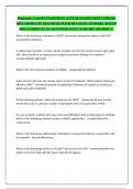 Progressive Care RN EXAM-REAL ACTUAL EXAM-LATEST UPDATE 2025-COMPLETE QUESTIONS WITH DETAILED ANSWERS &vert; RATED 100&percnt; CORRECT&excl;&excl; GUARANTEED PASS&excl;&excl; ALREADY GRADED A&plus;