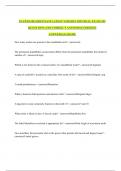 PA EFDA BOARD EXAM LATEST VERSION 2025 REAL EXAM 345 QUESTIONS AND CORRECT ANSWERS&vert;&lpar;VERIFIED ANSWERS&rpar;AGRADE