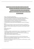 ESSENTIALS OF PSYCHIATRIC MENTAL HEALTH NURSING 8TH EDITION CONCEPTS OF CARE IN EVIDENCE-BASED PRACTICE 8TH EDITION MORGAN TOWNSEND TEST BANK GOOD LUCK IN YOUR EXAM