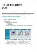 Samenvatting klinische hematologie - Prof&period; Dr&period; Vandenberghe