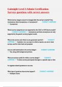 Gainsight Level 3 Admin Certification-Surveys questions with correct answers