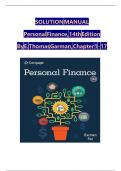 Solution manual for personal finance 14th edition by e thomas garman raymond e forgue