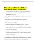  MRL3702 EXAM WITH CORRECT QUESTIONS AND ANSWERS 2025