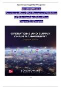 Solution manual for operations and supply chain management 16th edition by f robert jacobs