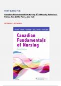  Canadian Fundamentals of Nursing 6th Edition &ndash; Potter&comma; Perry&comma; Hall &ndash; Complete Test Bank for Chapters 1&ndash;48