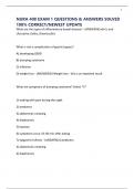 NURA 408 EXAM 1 QUESTIONS & ANSWERS SOLVED 100&percnt; CORRECT&sol;NEWEST UPDATE