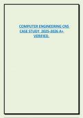 Computer Engineering &ndash; CNS Case Study &vert; 2025&ndash;2026 A&plus; Verified Analysis