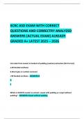 IICRC ASD EXAM WITH CORRECT QUESTIONS AND CORRECTRY ANALYZED ANSWERS &lpar;ACTUAL EXAM&rpar; ALREADY GRADED A&plus; LATEST 2025 &ndash; 2026