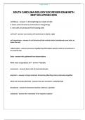 South Carolina Biology EOC &ndash; 2025 Review Exam with Complete Answer Key