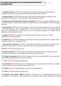 DOT CERTIFICATION EXAM ACTUAL EXAM QUESTIONS AND CORRECT ANSWERS&vert;A GRADE