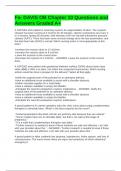 Fa- DAVIS OB Chapter 10 Questions and Answers Graded A&plus;