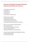 Structures and Design Conceptual Questions &lpar;Mock Exams&rpar; With Correct Answers 