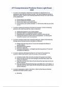 ATI Comprehensive Predictor Green Light Exam 2025