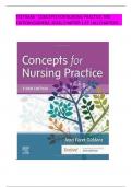 Test Bank for Concepts for Nursing Practice &lpar;3rd Ed&rpar; By Jean Giddens&vert; Complete Guide All Chapters 2025