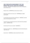 DMV FIREFIGHTER ENDORSEMENT TEST 2025 BRAND NEW ACTUAL EXAM WITH ANSWERS&period;
