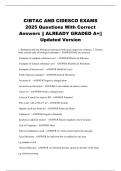 CIBTAC AND CIDESCO EXAMS 2025 Questions With Correct Answers &vert;&vert; ALREADY GRADED A&plus;&vert;&vert; Updated Version