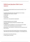 NFHS Exam Questions With Correct Answers 