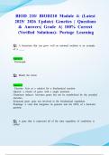 BIOD 210&sol; BIOD210 Module 4&colon; &lpar;Latest 2025&sol; 2026 Update&rpar; Genetics &vert; Questions & Answers&vert; Grade A&vert; 100&percnt; Correct &lpar;Verified Solutions&rpar;- Portage Learning